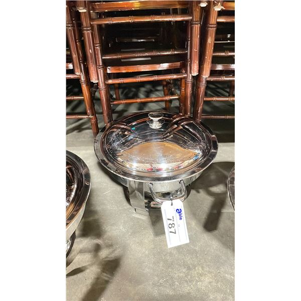 STAINLESS STEEL 15  ROUND COMMERCIAL RESTAURANT CHAFING DISH