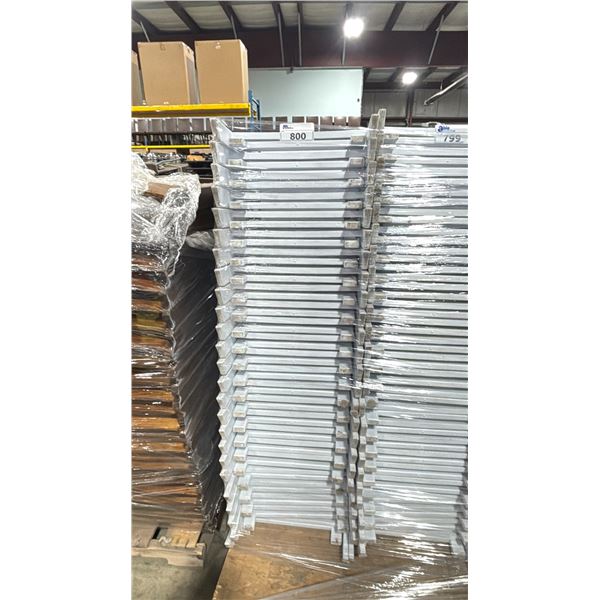 STACK OF 25 WHITE PLASTIC FOLDING EVENT CHAIRS
