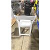 Image 3 : STACK OF 25 WHITE PLASTIC FOLDING EVENT CHAIRS
