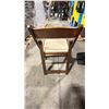 Image 3 : PALLET OF 70 DARK WOOD WOODEN FOLDING EVENT CHAIRS