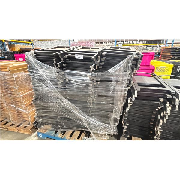 PALLET OF 75 BLACK WOODEN FOLDING EVENT CHAIRS