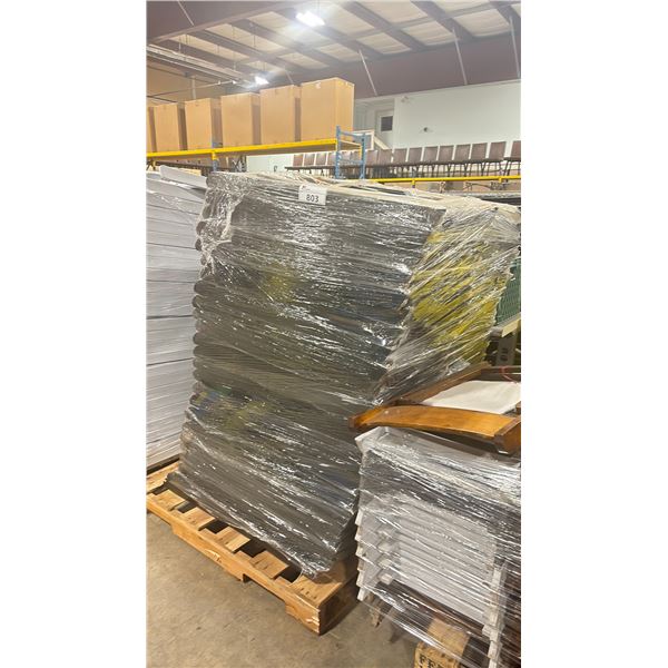 PALLET OF 50 BLACK WOODEN FOLDING EVENT CHAIRS