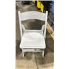 Image 3 : PALLET OF 40 ASSORTED BLACK / BROWN / WHITE WOODEN FOLDING EVENT CHAIRS