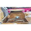 Image 2 : WOODEN CRATE OF 30" ROUND EVENT POLE STYLE COCKTAIL TABLE TOPS ONLY *CRATE INCLUDED*