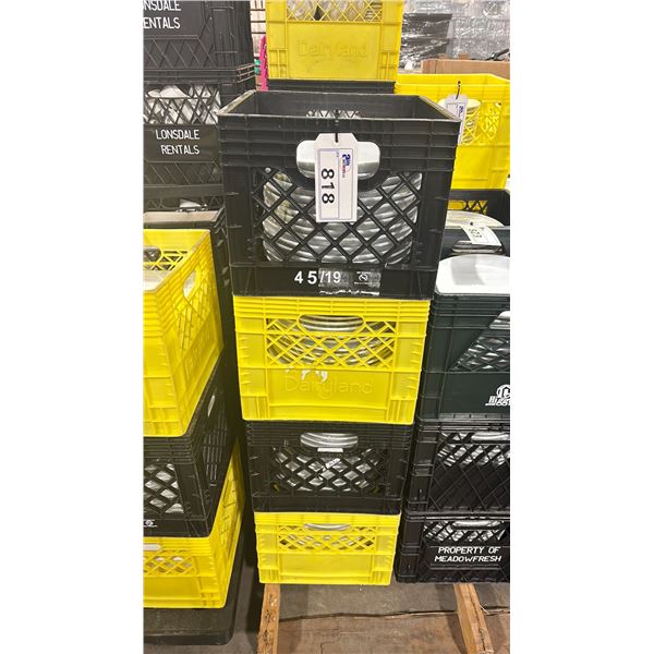 4 CRATES OF WHITE 11" COMMERCIAL RESTAURANT DINNER PLATES *CRATES INCLUDED*