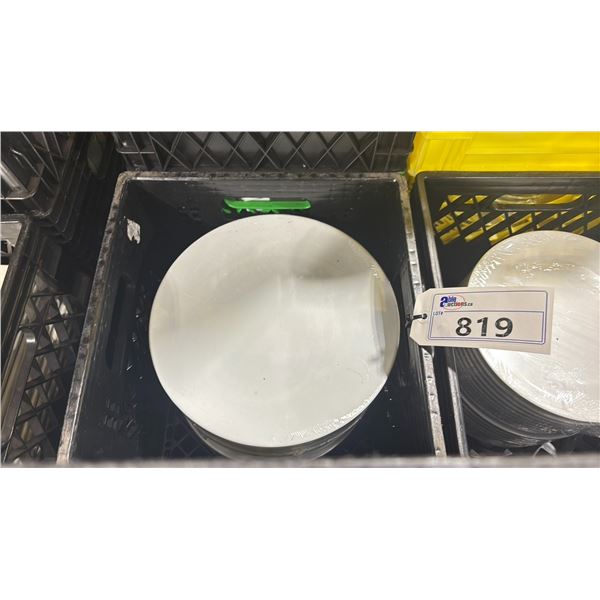 3 CRATES OF WHITE 11" COMMERCIAL RESTAURANT DINNER PLATES *CRATES INCLUDED*