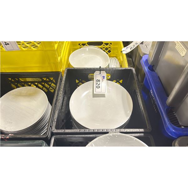 3 CRATES OF WHITE 11" COMMERCIAL RESTAURANT DINNER PLATES *CRATES INCLUDED*