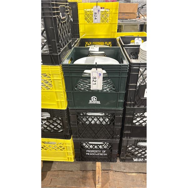 3 CRATES OF WHITE 11" COMMERCIAL RESTAURANT DINNER PLATES *CRATES INCLUDED*