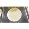 Image 2 : 3 CRATES OF WHITE 9" COMMERCIAL RESTAURANT SIDE PLATES *CRATES INCLUDED*