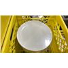 Image 2 : 4 CRATES OF WHITE 9" COMMERCIAL RESTAURANT SIDE PLATES *CRATES INCLUDED*
