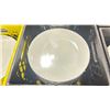 Image 2 : 9 CRATES OF WHITE 10" COMMERCIAL RESTAURANT DINNER PLATES *CRATES INCLUDED*