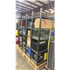 Image 2 : 4 ADJUSTABLE METAL / WOOD STORAGE SHELVING UNITS, PLASTIC STORAGE SHELF & ASSORTED EVENT REPAIR