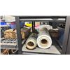 Image 9 : 4 ADJUSTABLE METAL / WOOD STORAGE SHELVING UNITS, PLASTIC STORAGE SHELF & ASSORTED EVENT REPAIR