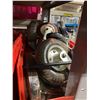 Image 3 : ASSORTED SIZED COMMERCIAL REPAIR CASTERS IN PLASTIC FOLD TOP BINS *BINS INCLUDED*