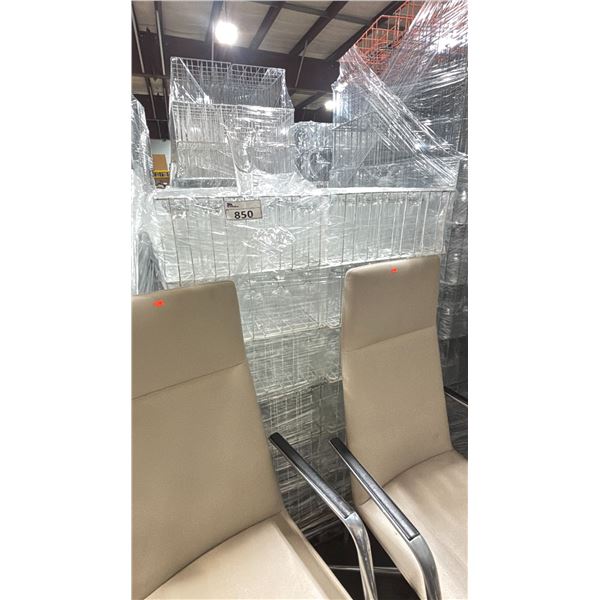 PALLET OF COMMERCIAL RESTAURANT TRAYS OF 14 OZ STEMMED BEER GLASSES & PINT BEER GLASSES