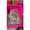 Image 3 : 3 PLASTIC FOLD TOP BINS OF STAINLESS STEEL SPOONS & FORKS