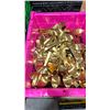 Image 2 : 4 PLASTIC FOLD TOP BINS OF GOLD STAINLESS STEEL FLAT ENDED CUTLERY FORK/KNIFE/SPOON *BINS INCLUDED*