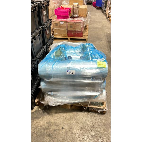 PALLET OF 11 ROLLS OF 500 COMMERCIAL PLASTIC 32 X 35 POLY BAGS *MUST TAKE ALL*