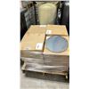 Image 1 : PALLET OF 48 Q-STOVES STEEL 16 1/2" ROUND REPLACEMENT PIZZA STONE COOKING PLATES *MUST TAKE ALL*