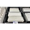 Image 2 : 9 PLASTIC CRATES OF 14" WHITE RECTANGULAR COMMERCIAL RESTAURANT APPETIZER PLATES *PLASTIC CRATES
