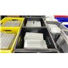 Image 3 : 12 PLASTIC CRATES OF ASSORTED WHITE COMMERCIAL RESTAURANT DINNER / SIDE PLATES *PLASTIC CRATES