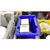 Image 5 : PALLET CRATE OF PLASTIC BINS WITH ASSORTED COMMERCIAL RESTAURANT SIDE PLATES, APPETIZER PLATES,