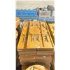 Image 2 : PALLET OF 19 - 8'L X 30"W RECTANGULAR COMMERCIAL GRADE WOODEN EVENT FOLDING TABLES *MUST TAKE ALL*