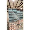 Image 2 : PALLET OF COMMERCIAL RESTAURANT TRAYS OF DESSERT BOWLS, WHITE COFFEE MUGS & DISHWASHER CUTLERY