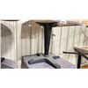 Image 4 : STACK OF 4 COMMERCIAL OUTDOOR LAMINATED SQUARE RESTAURANT TABLES