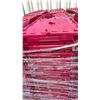 Image 2 : 50 COMMERCIAL STACKING RED HINGED LID STORAGE TOTES