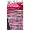 Image 2 : 50 COMMERCIAL STACKING RED HINGED LID STORAGE TOTES