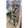 Image 2 : EAGLE 8' ALUMINUM STEP LADDER, EAGLE 6' ALUMINUM STEP LADDER, BLUE 4' ALUMINUM STEP LADDER, & COS...
