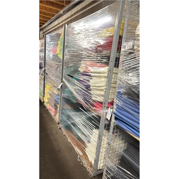 METAL 3 TIER COMMERCIAL MOBILE STORAGE RACK WITH ASSORTED COLOR PROFESSIONAL EVENT / BANQUET