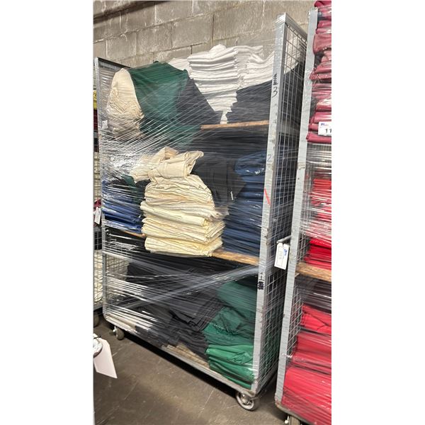 METAL 3 TIER COMMERCIAL MOBILE STORAGE RACK WITH ASSORTED COLOR PROFESSIONAL EVENT / BANQUET