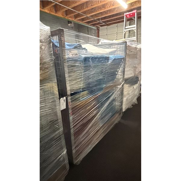 METAL 2 TIER COMMERCIAL MOBILE STORAGE RACK WITH ASSORTED COLOR PROFESSIONAL EVENT / BANQUET