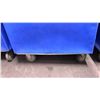 Image 3 : BLUE PLASTIC MOBILE EVENT CART WITH ASSORTED COLOR PROFESSIONAL EVENT / BANQUET TABLE LINENS