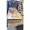 Image 2 : PALLET OF 11 WOODEN 6' COMMERCIAL EVENT / BANQUET FOLDING TABLES *MUST TAKE ALL*