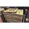 Image 2 : PALLET OF 29 WOODEN RECTANGULAR 4' COMMERCIAL EVENT / BANQUET FOLDING TABLES *MUST TAKE ALL*