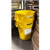 Image 3 : STACK OF 9 GREY RUBBERMAID BRUTE WASTE RECEPTACLES, 2 YELLOW BRUTE WASTE RECEPTACLES, & 2 BLACK