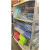 Image 3 : METAL 3 TIER COMMERCIAL MOBILE STORAGE RACK WITH ASSORTED COLOR PROFESSIONAL EVENT / BANQUET