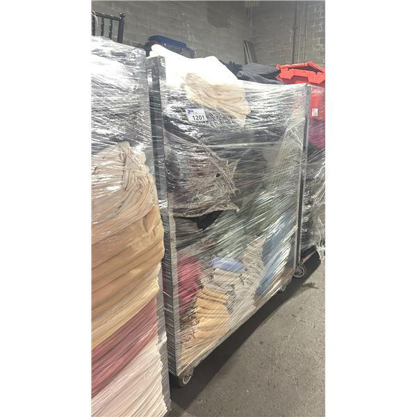 METAL 2 TIER COMMERCIAL MOBILE STORAGE RACK WITH ASSORTED COLOR PROFESSIONAL EVENT / BANQUET