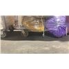 Image 4 : METAL 2 TIER COMMERCIAL MOBILE STORAGE RACK WITH WHITE/BLACK PROFESSIONAL EVENT / BANQUET