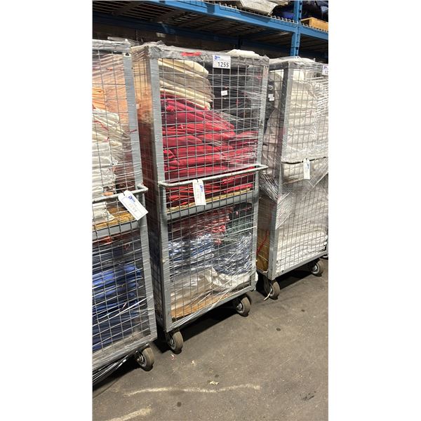 METAL 2 TIER COMMERCIAL MOBILE STORAGE RACK WITH ASSORTED COLOR PROFESSIONAL EVENT / BANQUET