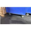 Image 3 : BLUE PLASTIC MOBILE EVENT CART WITH WHITE PROFESSIONAL EVENT / BANQUET CHAIR PADS