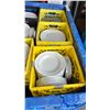 Image 3 : PALLET CRATE OF COMMERCIAL RESTAURANT WHITE 11" DINNER PLATES, BLACK 10" DINNER PLATES, WHITE 9"