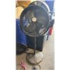Image 2 : LARGE BLACK BIN OF GARRISON FANS, FAN PARTS & HEAVY DUTY EXTENSION CORDS *BIN INCLUDED*
