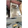 Image 2 : STACK OF 21" X 13" STAINLESS STEEL COMMERCIAL INSERTS