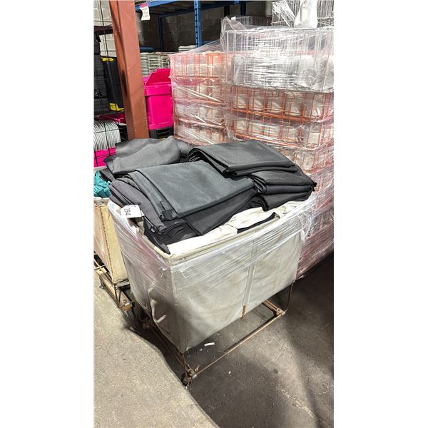 BIN OF ASSORTED PROFESSIONAL EVENT / BANQUET TABLE LINENS *BIN NOT INCLUDED*