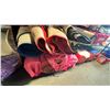 Image 3 : SHELF OF ASSORTED COMMERCIAL EVENT MATS / AREA RUGS, SOME IN BAGS *SHELF NOT INCLUDED*