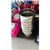 Image 1 : STACK OF STAINLESS STEEL COMMERCIAL ICE BUCKETS